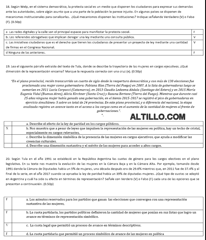 2º Parcial B | Ciencias Políticas (2022) | UBA XXI